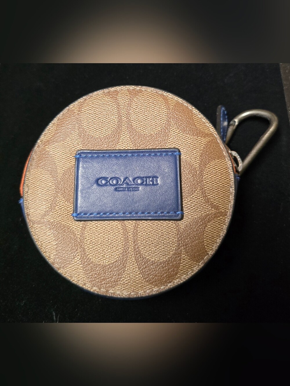 Coach Round Monogram Coin Purse